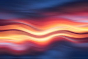 Abstract Sunset IX